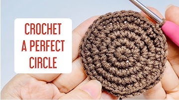 MÓC LEN CƠ BẢN: Hướng dẫn móc vòng tròn phẳng từ mũi đơn| NoLi Handmade