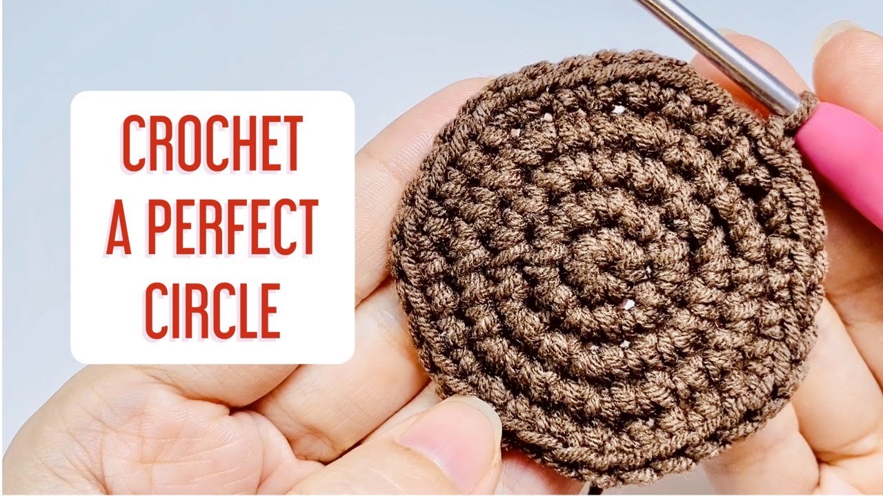 ОСНОВНЫЕ ВЯЗАНИЯ: Как вязать плоский круг с одним швом | NoLi Handmade