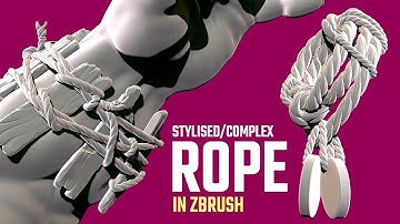 ROPE - Stylised Or Realistic, A Simple Technique In Zbrush