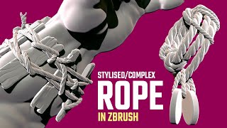 ROPE - Stylised Or Realistic, A Simple Technique In Zbrush