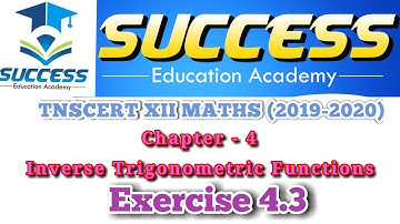 Subscribe Chapter4|Exercise 4.3|Q.No.1| TNSCERT|Class 12th New Syllabus