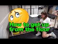 How do you get up from the floor after a stroke?