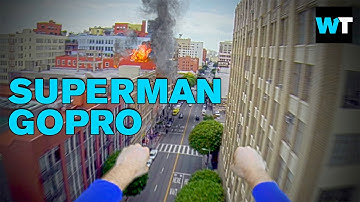 Superman Flying With A GoPro | What