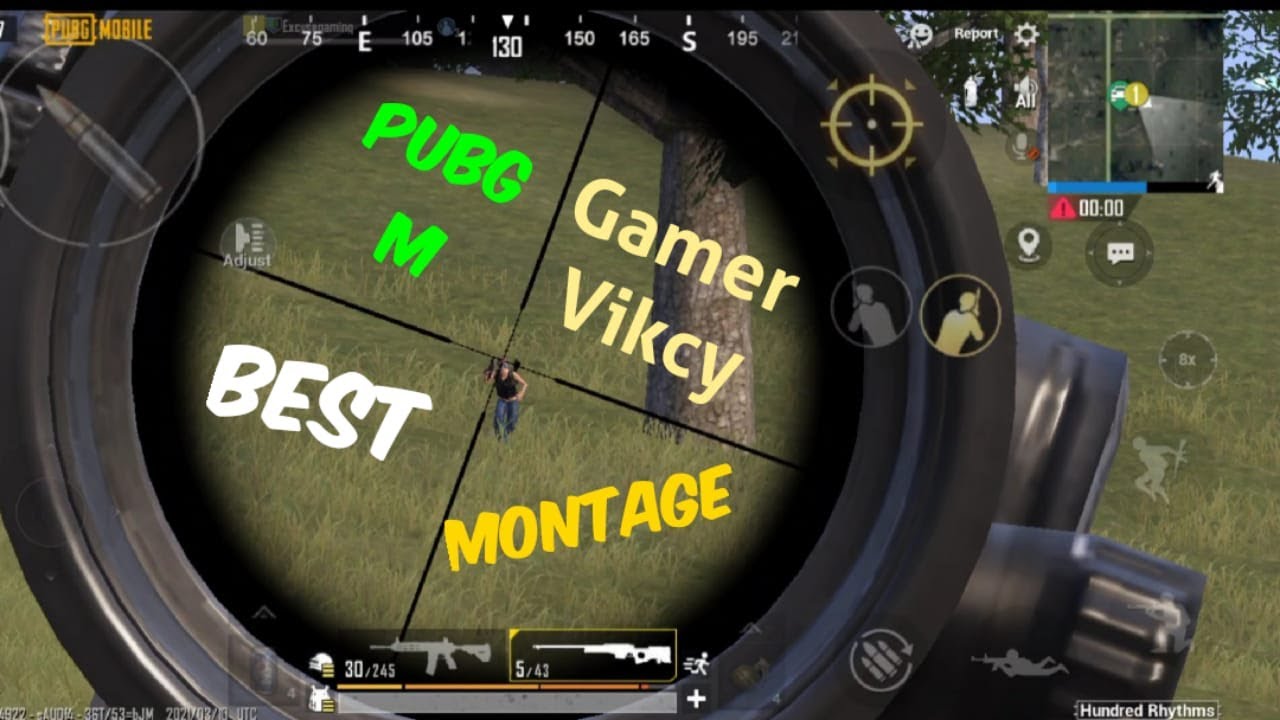 BEST MONTAGE EVER PUBGMOBILE GAMERVICKY 