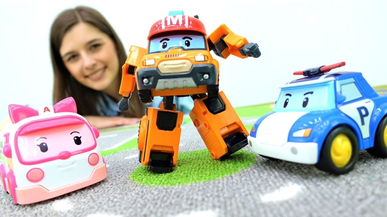 ⁣ToyClub шоу - Робокары Поли и Эмбер - ищем игрушки!