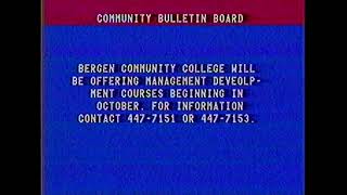 UA - Columbia Cablevision Bulletin Board 1992