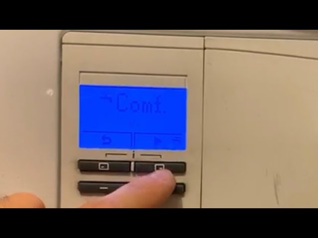 Vaillant boiler controls-no heating hot water - YouTube