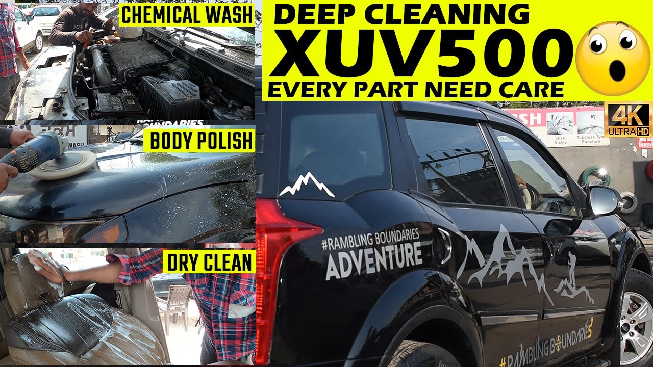 HOW TO WASHING Mahindra XUV 500  | XUV DEEP CLEANING