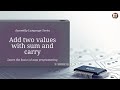 8085 Program to Add Two Numbers and Store Sum & Carry | STA, JC, JMP Explained