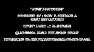 More Than Words - B.O.U (Lyric Video on Screen) [Soundtrack/The Producers]