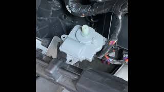 Gmc terrain no heat issue. Blowing cold air. Blend door actuator