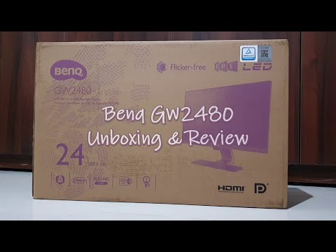 Benq GW2480 Unboxing & Review