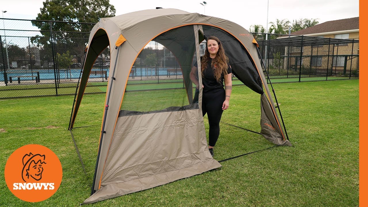 テント・タープ DOME SHELTER/300 WITH SIDE WALLS Darche Shady Shelter Wall - YouTube