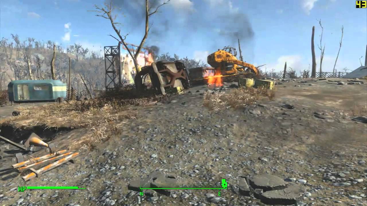 Fallout 4 test, 2 cores at 2.4GHz, 4GB RAM, geforece 840M (no spoilers)