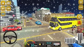 Modern City Bus Drive Parking Games -WG Bus Game - Android Gameplay screenshot 2