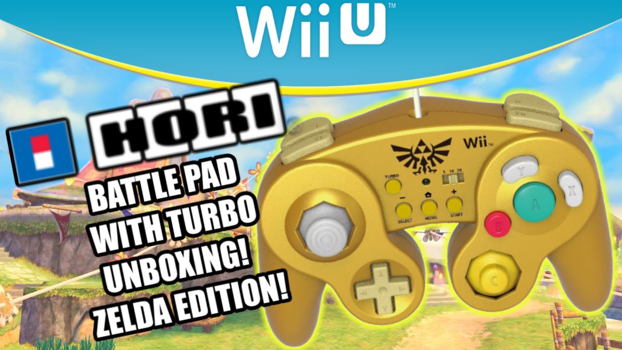 Unboxing Hori Battle Pad For Wii U Link Version Youtube
