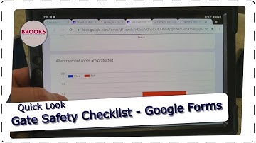 Google Forms for Your Companies Checklists - Gate Safety