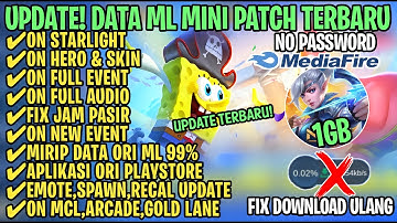 Data ML Full Event 1Gb Patch Revamp Terbaru | Size Ml Kecil | Cara Mengatasi Lag & Patah Patah