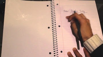 Setting Up Your Cornell Notebook: Part 1