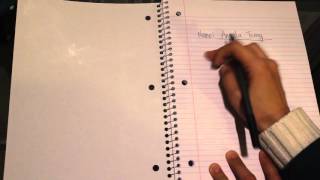 Setting Up Your Cornell Notebook: Part 1