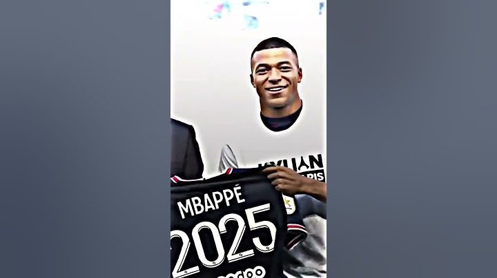 Mbappe signs new contract for PSG🤝