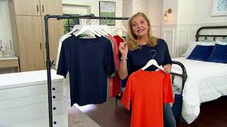 Susan Graver Essentials Butterknit Elbow Sleeve Bateau Neck Top on QVC