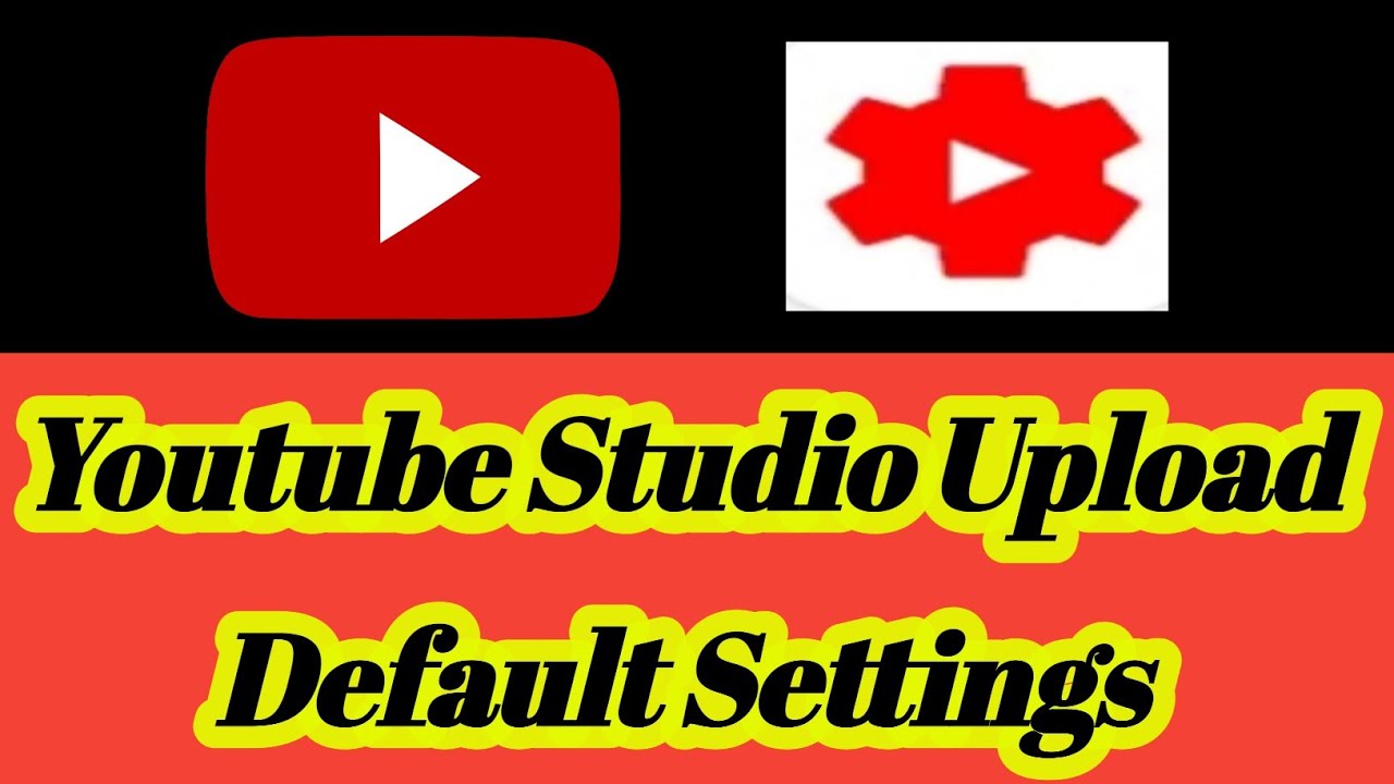 Youtube Upload Default Settings Tamil|New Youtube Studio Settings Using ...
