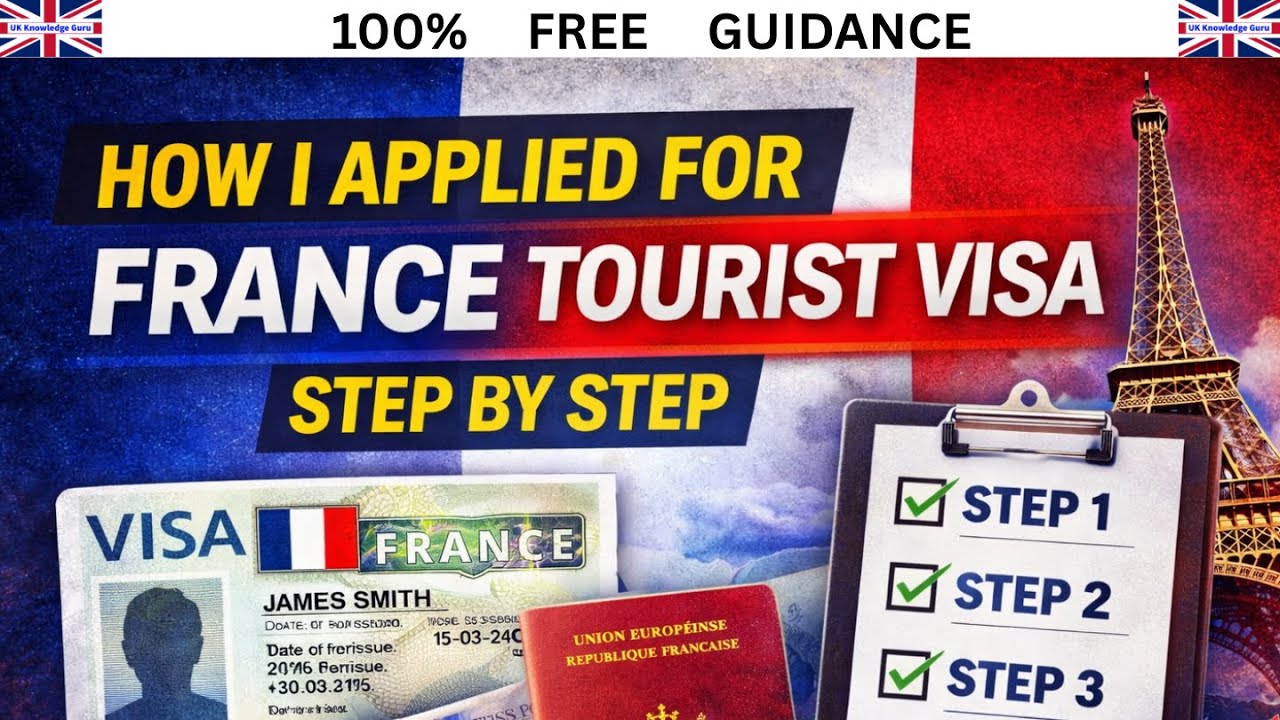 Как оформить туристическую визу во Францию ​​из Великобритании по визе для квалифицированных спец...
