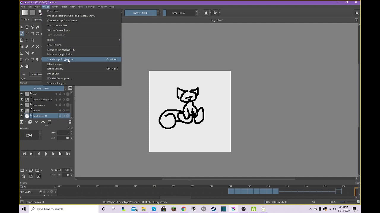 Krita Render Animation _ Cannot render animation – CCQHXN