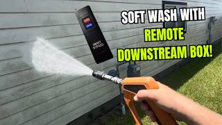 Soft Washing Using a Remote Downstream Box!! Wash Vlog screenshot 4