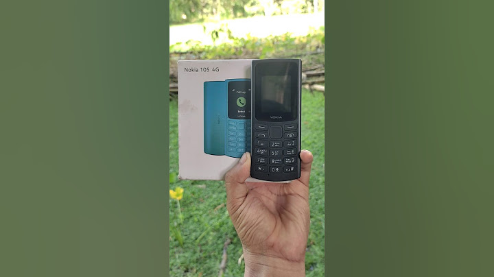 Nokia 105 4g Overview