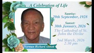 A Celebration Of Life - Norman Richard Abbott