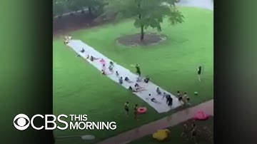 Colleges seeing COVID-19 clusters as video shows students not social distancing