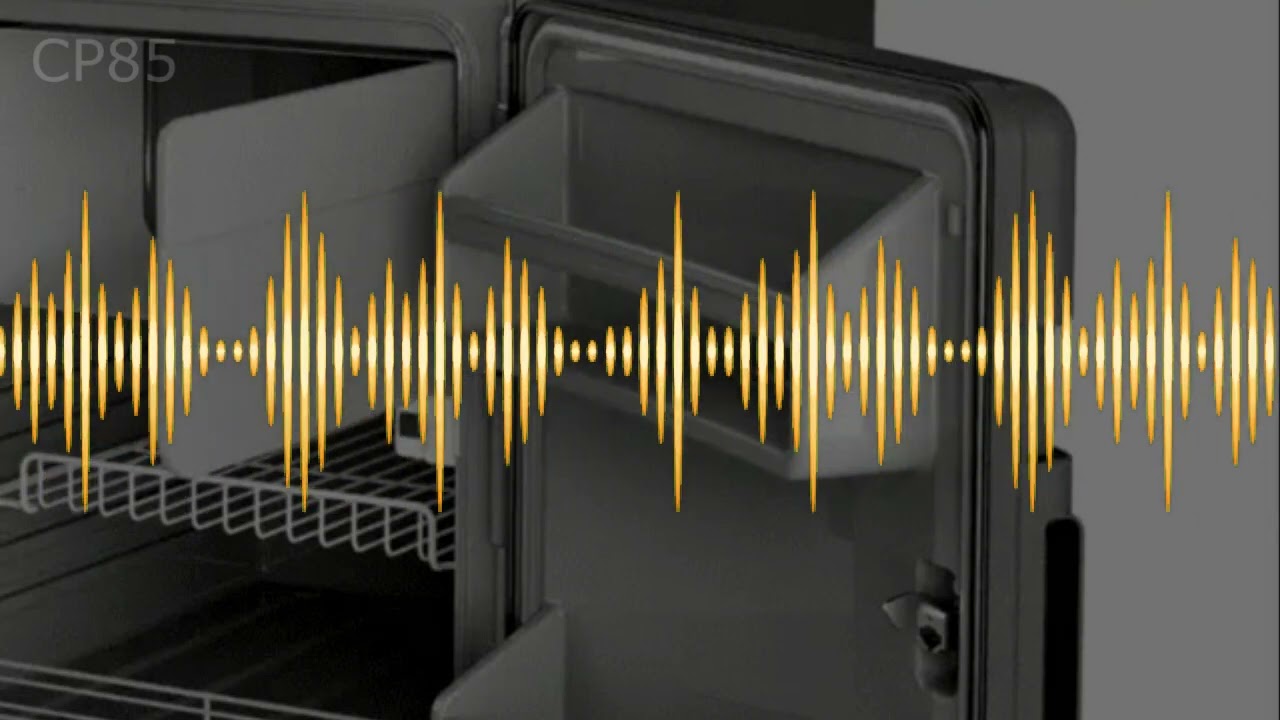 sonido de cierre de la puerta del refrigerador / fridge door closing sound/ geladeira fechando