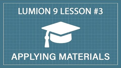 How to Apply and Modify Materials: Lumion 9 - 3D Render Tutorial