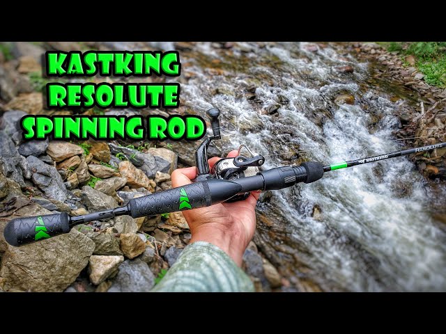 KastKing Resolute Spinning Fishing Rod with American Tackle