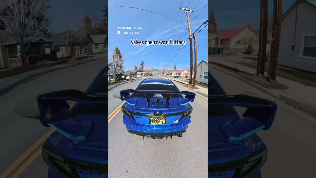 2022 WRX Valvetronic Valves Closed and Open Revs n Flutters 