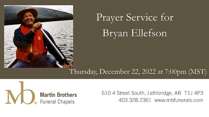 Prayer Service for Bryan Ellefson