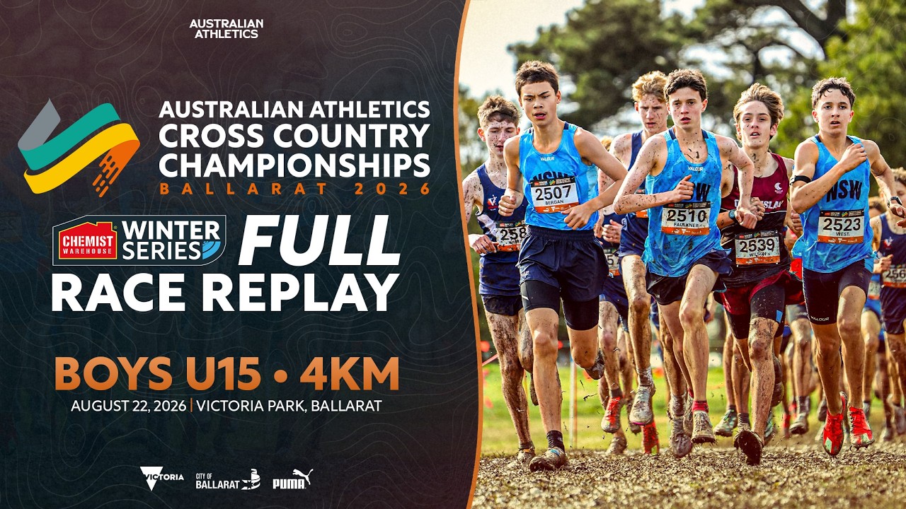 Boys' U15 4km Final - Full Race | 2026 Australian Athletics Cross Country Championships