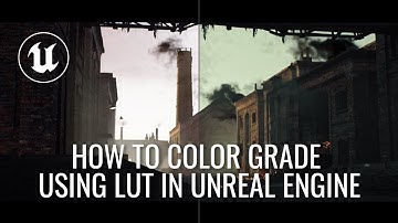 COLORGRADING LUT PIPELINE for REAL TIME RENDERING | UNREAL ENGINE 5