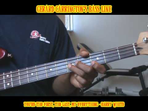 Bass line cover for You're The First The Last My E...