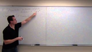 Calculus 2 Lecture 7.1:  Integration By Parts