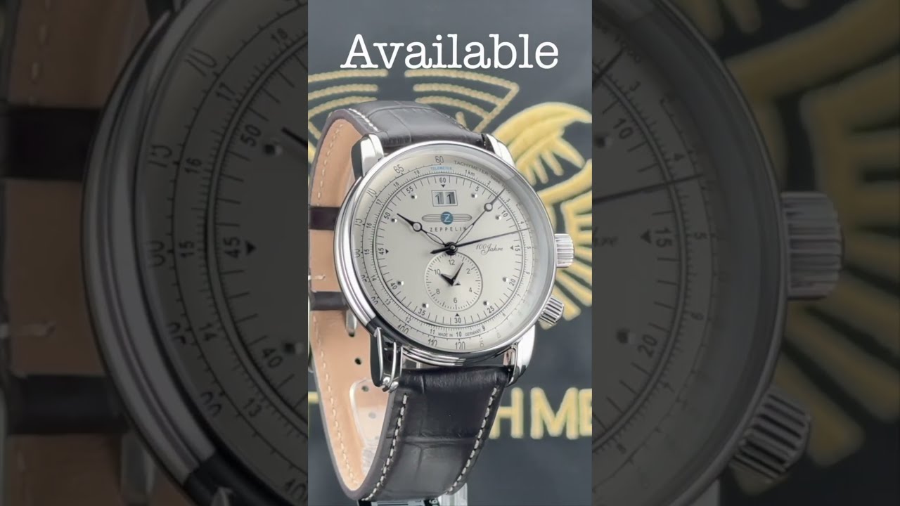 Presenting the ZEPPELIN 7640-1 100 Years Dual Time GMT watch