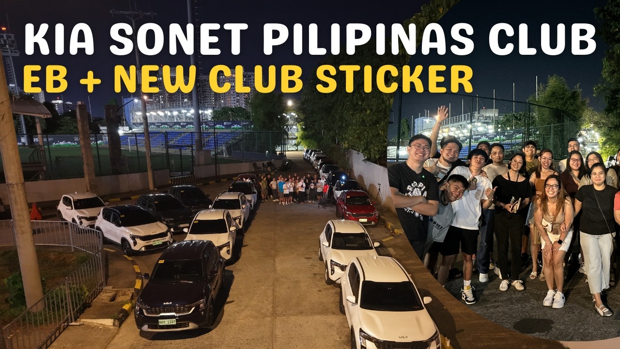 KIA SONET PILIPINAS CLUB | EB AT TAGUIG | NEW CLUB STICKER