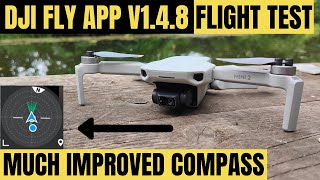 DJI FLY APP 1.4.8 - IMPROVED COMPASS & FLIGHT PERFORMANCE TEST | DJI MINI 2 DJI FLY APP 1.4.8 - IMPROVED COMPASS & FLIGHT PERFORMANCE TEST | DJI MINI 2