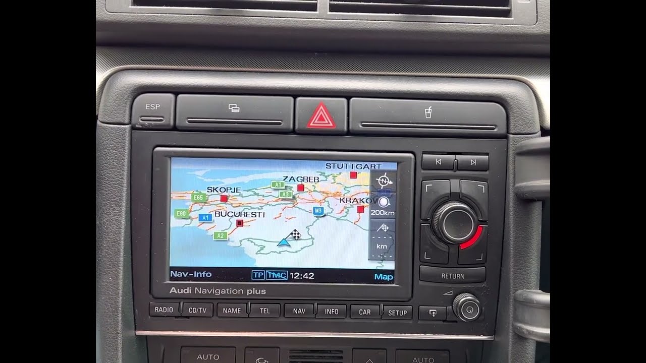 Audi Navigation System PLUS   RNS E 192 SD Card maps 2020