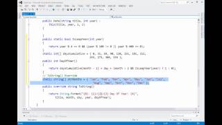 OOP Practice Constructors - Part 5 - Adding Remaining Methods