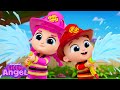 Firefighter Heroes Song – Save the Day! | Little Angel Kids Songs & Nursery Rhymes