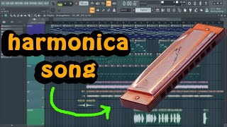 MAKING [emotional harmonica song] in FL Studio screenshot 3