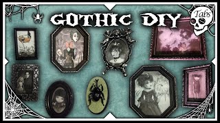 Making Spooky Wall Art | DIY Gothic Decor